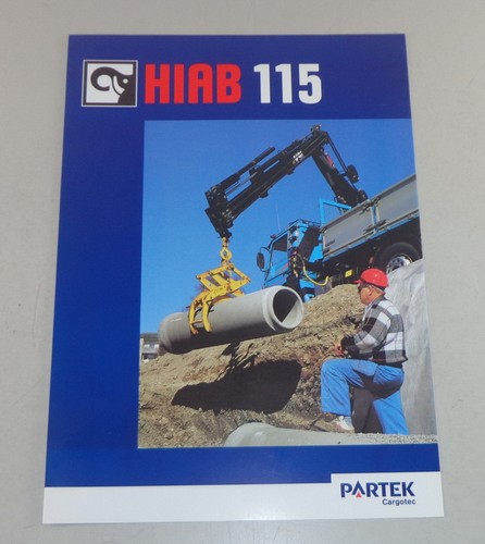 Depliant brochure hiab - /, gru