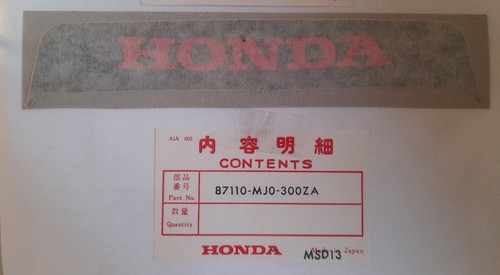 Honda decalcomania adesivo - honda,