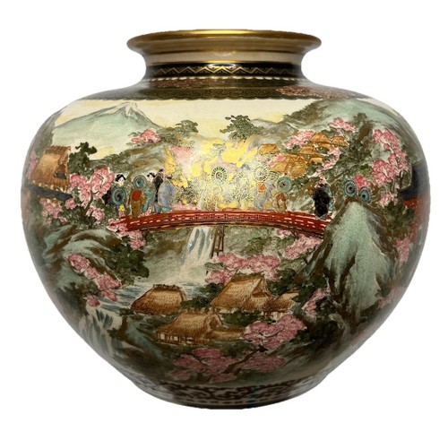 Vaso giapponese meiji satsuma - vaso,