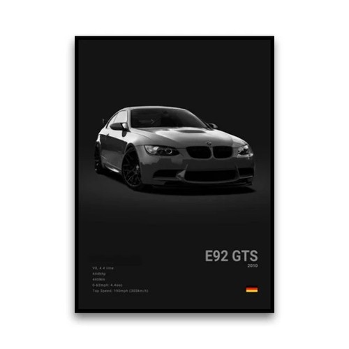Poster auto bmw - poster, e92
