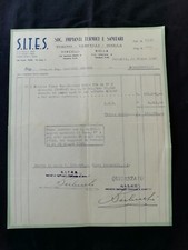 Invoice Vercelli SITES Thermal