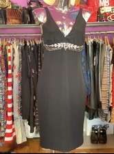 Abito tubino nero Roberto Cavalli 