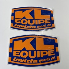 2 adesivi casco attrezzatura