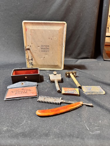 Armadietto barba vintage - armadietto, da