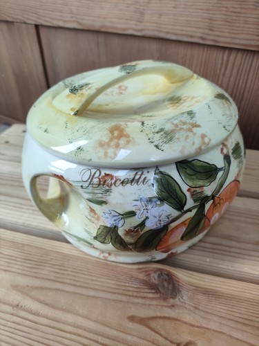 Barattolo biscotti ceramica - biscotti, in