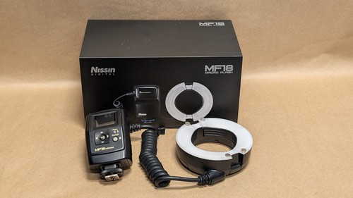 Nissin macro flash mf18 - nissin,