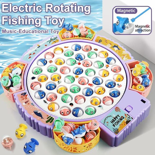 Piatto gioco pesca rotante - gioco,