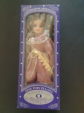 Bambola porcellana Collezione Victorian Style Anna alta 30cm Con Scatola