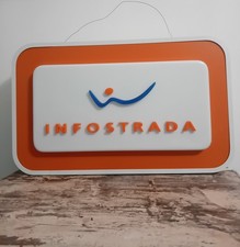 Insegna  Luminosa Bifacciale Perfettamente Funzionante e In Buone Condizioni.