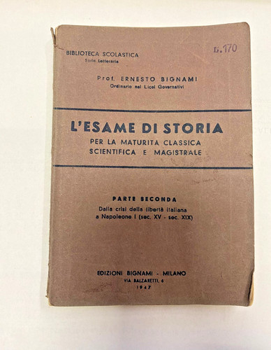 Esame storia edizione - storia,