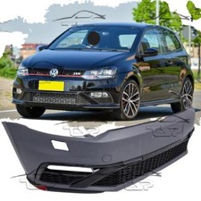 PARAURTI ANTERIORE PER VW POLO 6R 09-17 GTI LOOK SPOILER KIT ESTETICO