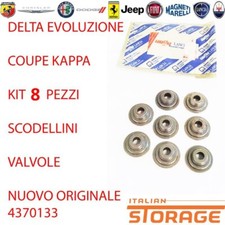 DELTA EVOLUZIONE COUPE KIT 8 PEZZI SCODELLINI VALVOLE NUOVO ORIGINALE 4370133