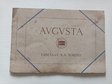 Rara brochure depliant LANCIA AUGUSTA - 1934