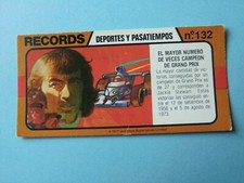 SPANISH OLD STICKER  CARD