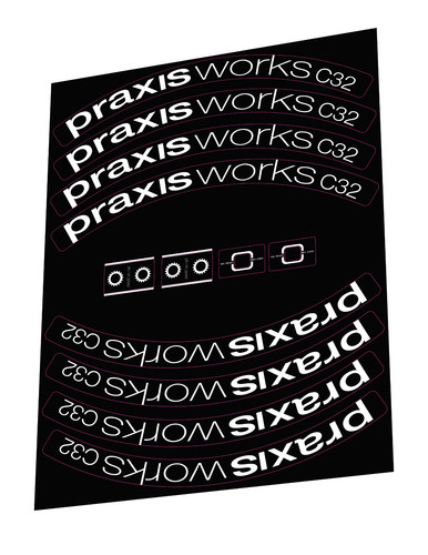 Praxis works c32 adesivi - 29,