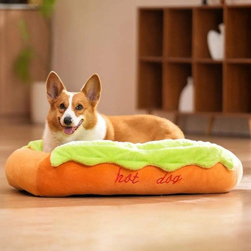 Pet bed hot dog shaped - pet,