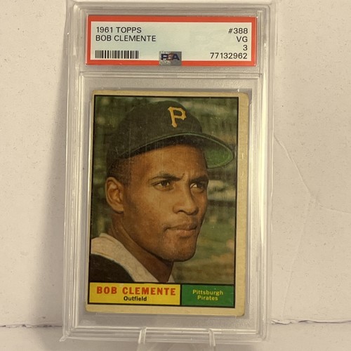 1961 topps roberto clemente - 1961,
