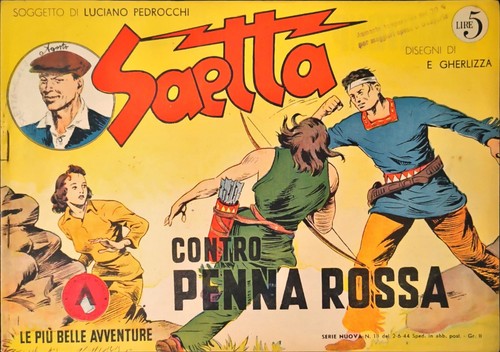 Saetta contro penna - –, rossa