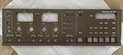 Tascam 20t pannello di - tascam,