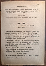 SAN FELICE a CANCELLO 1888