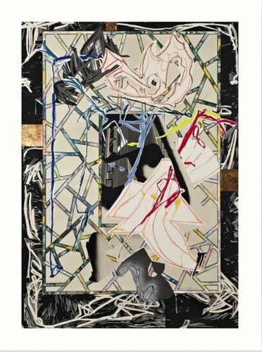 Frank stella counterpane from - stella, counterpane,