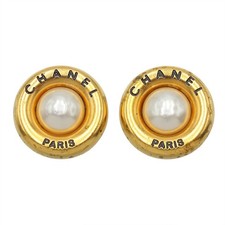 CHANEL Orecchini a clip tondi