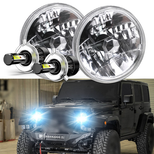 Faro proiettore vetro led - , 7"