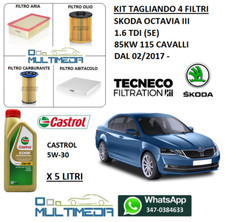 KIT TAGLIANDO 4 FILTRI E OLIO