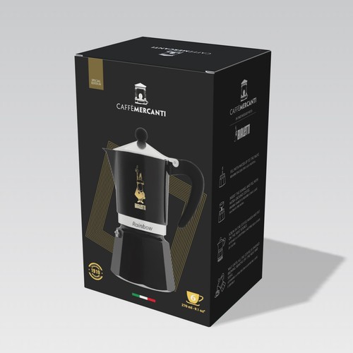 Bialetti caffe mercanti black - mercanti,