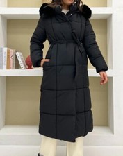 Piumino oversize lungo - lungo, nero