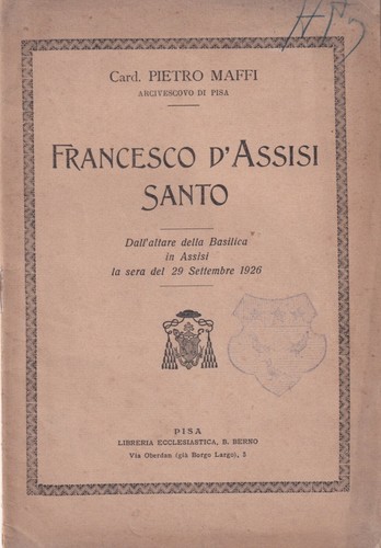 Maffei francesco d assisi - francesco, d'assisi