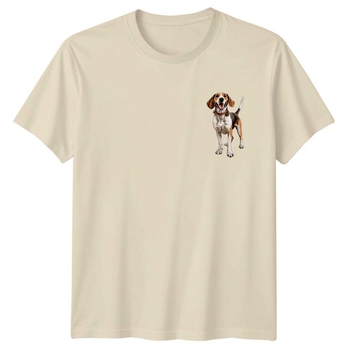 Shirt uomo happy beagle cane - uomo,