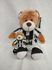 KIT 2 ORSETTI PELUCHE JUVENTUS ORSACCHIOTTO OTTIMA IDEA REGALO PADRE FIGLIO JUVE