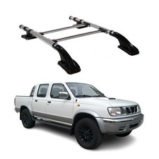 Barre portatutto portapacchi per Nissan Navara 2001-2004 D22 Crew Cab alluminio 4x