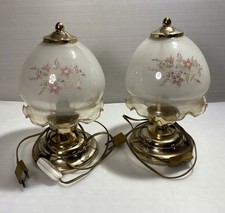 Coppia Lampade Abat-jour Anni