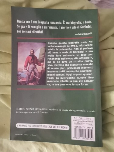 Libro garibaldi ritratto - garibaldi.,