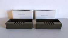 Ettore Sottsass per Olivetti Synthesis 45 Italia Verso 1970 - 2 Posacenere Cachi