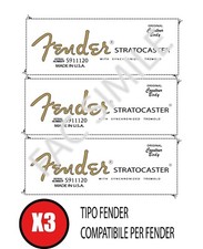 3 DECAL TIPO FENDER