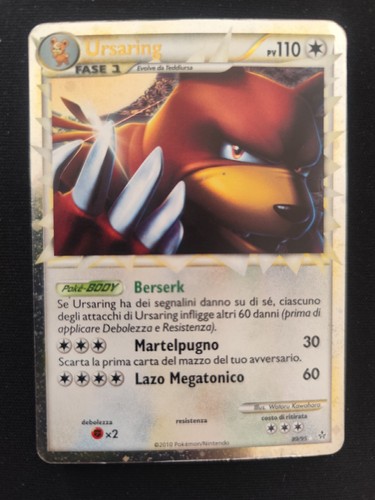 Carta pokémon psa - carta, ursaring