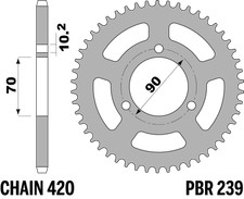CORONA ERGAL 42 DENTI PER