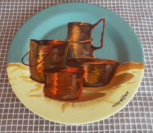 Piatto ceramica nuzzo william - nuzzo,