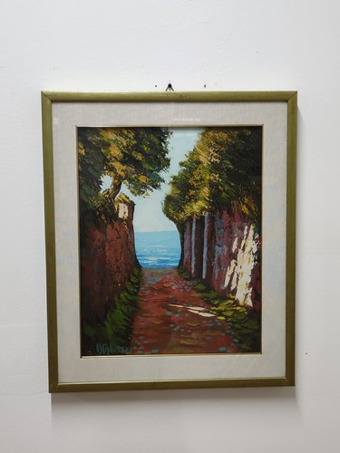 Quadro dipinto astratto - quadro,