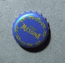 birra MESSINA Tappo corona BLU/ORO 33 capsula crown bottle kronkorken chapas