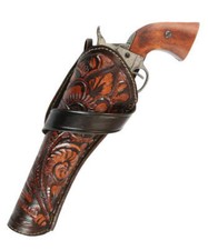 Fondina Western Tooled pistola