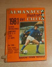 ED. PANINI VOL. CARTONATO ALMANACCO ILLUSTRATO DEL CALCIO 1981  ORIGINALE  !!!!!