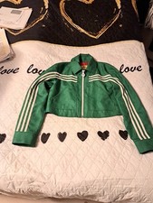 giacca gucci x adidas verde