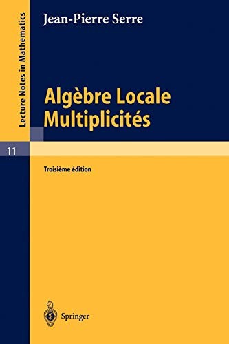 Algebre locale - algebre,
