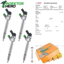 4x 0445110015 Iniettore