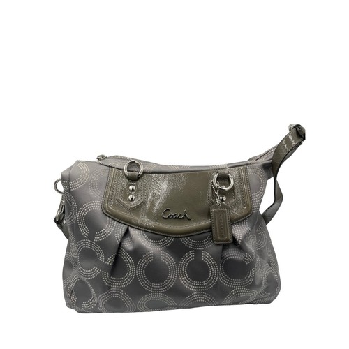 Borsa tracolla coach grigia - tracolla,
