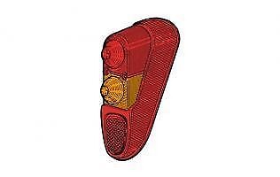 Plastica fanalino posteriore